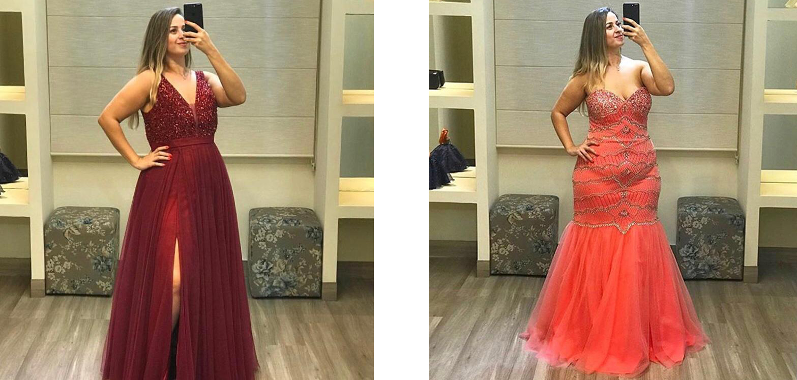 Foto de mulher com vestido